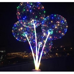 LED svítící balón s rukojetí - 1ks