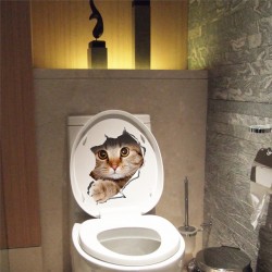3D samolepka na zeď - Kočka