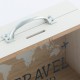 Dřevěná pokladnička kufr TRAVEL