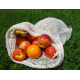 Síťova kapsa z biobavlny na ovoce a zeleninu - 35 cm x 45 cm