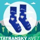 Veselé ponožky HESTY Vysoké Tatry - Tatranský květ