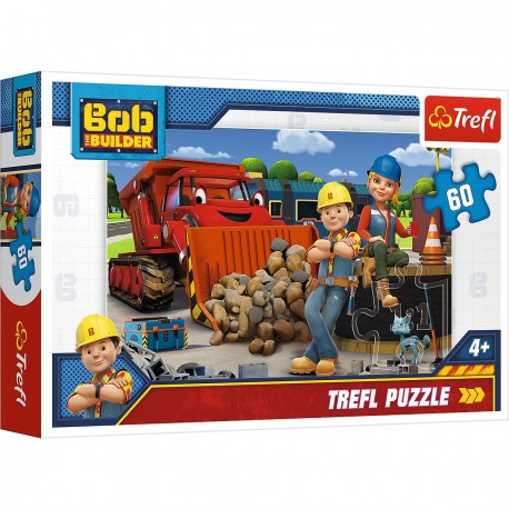 17300 Trefl puzzle stavitel Bob 60 dílků