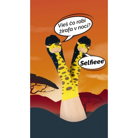 Veselé ponožky HESTY - Žirafa