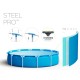 Zahradní bazén Steel Pro s kovovou konstrukcí a kartušovou filtrací Bestway (366x76cm)