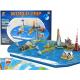 3D puzzle - World Trip - 136 prvkv