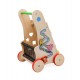 Detský drevený vozík 6v1