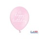 Balóny Happy Birthday - pastelová růžová 30cm, 6ks