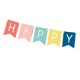 Girlanda - Baner - HAPPY BIRTHDAY, farebný MIX, 15x175cm
