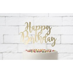 Zápich na dort - Happy Birthday, 22,5cm