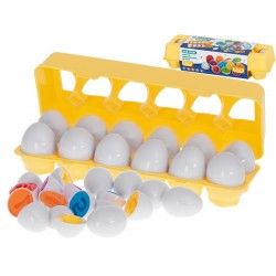 Montessori - vzdělávací hra - 3D vajíčka