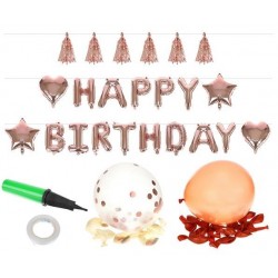 Narozeninová sestava balónů - Happy Birthday 44ks