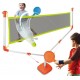 Herní set Badminton - stojan + síť + rakety