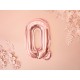 Fóliový balón - růžovo-zlatý - písmena, 35 cm