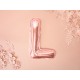 Fóliový balón - růžovo-zlatý - písmena, 35 cm