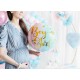 Fóliový balón - Dívka nebo Chlapec? - modro-růžový 35cm