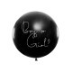 Balón s překvapením - Boy or Girl? - černý 1m