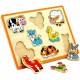 Dětské dřevěné puzzle - Zvířátka ze dvora