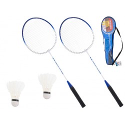 Badmintonové rakety s pírkovými košíčky