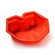 Silikonová forma na pečení 3D - Srdce