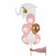 Set balónků na první růček - chlapeček a holčička, 30cm (6ks)