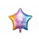 Fóliový balón - Narodeninová hviezda - 40cm