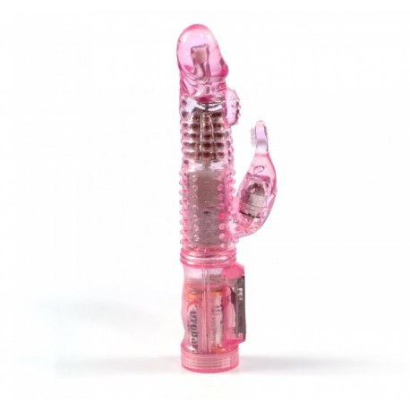 Rotačný vibrátor so stimulátorom klitorisu