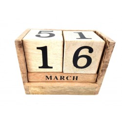 Dřevěný kalendář