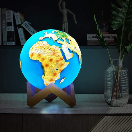 Dotyková stolní lampa - Země