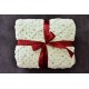 Handmade háčkovaná deka - Alize Puffy Fine - čtverečky