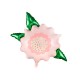 Fóliový balón - Ružový kvet - 70x62 cm