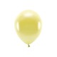 Eko metalizované balóny - Biele 30cm, 10ks