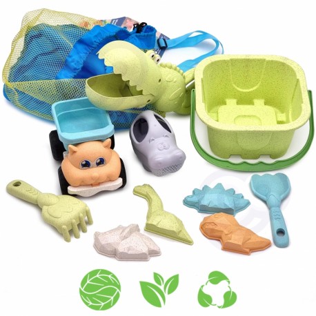 Batôžtek s hračkami do piesku z Bio-plastu 10ks