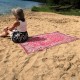 Plážová osuška v dizajne koberca