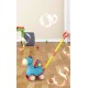 Býček s vrtuľkou na mydlové bubliny