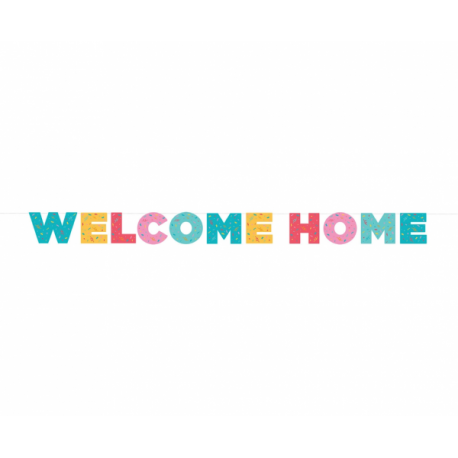 Uvítacia girlanda "Welcome Home" 250 cm