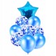 Party mix balonů s konfetami 9 ks
