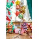 Fóliový balón - Vianočné lízatko - 18,5x35 cm