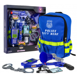 Batůžek s vybavením pro malého policistu - City Heroes