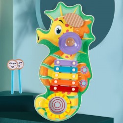 Barevný dětský xylofon - Mořský koník