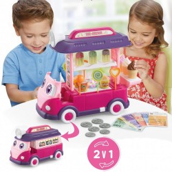 Pojazdná zmrzlináreň pre deti - Woopie Bus 2v1