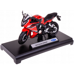 Model motorky na podstavě - Welly 1:18 - 2018 Honda CBR650F