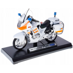 Model motorky na podstavě - Welly 1:18 - BMW R1100 RT (RESCUE SERIES)