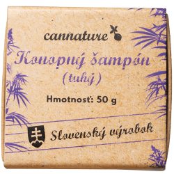 Cannature - Konopný šampon - Tuhý 50g