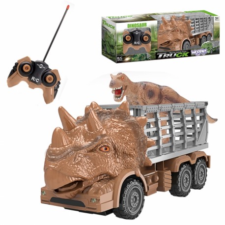 Dino-Truck na diaľkové ovládanie s klietkou
