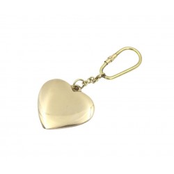 Kľúčenka pre zamilovaných - Mosadzné srdce