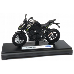 Model motorky na podstavě - Welly 1:18 - 2017 Kawasaki Z1000 R EDITION