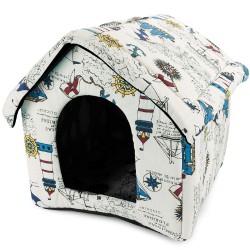 Textilní domeček pro psy a kočky - Maják