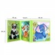 Detská kniha - Magnetické puzzle - Zvieratká z džungle