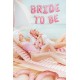 Set fóliových balonů "Bride to be" - Pink Ombre 350x45cm