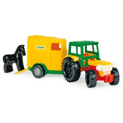 Detský traktor s konským prepravníkom - Wader